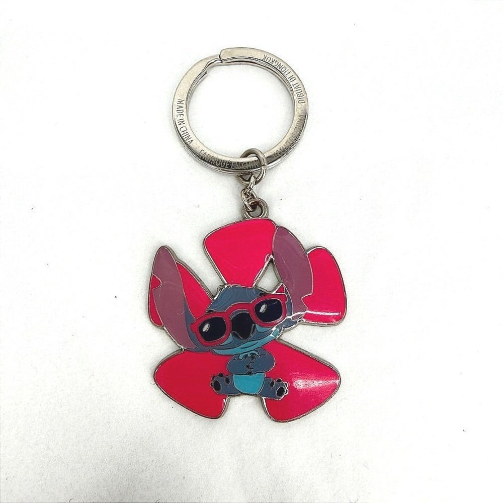 Disneyโ Stitch Keychain Pink Flower Sunglasses Lilo & Stitch Accessory Kid Core